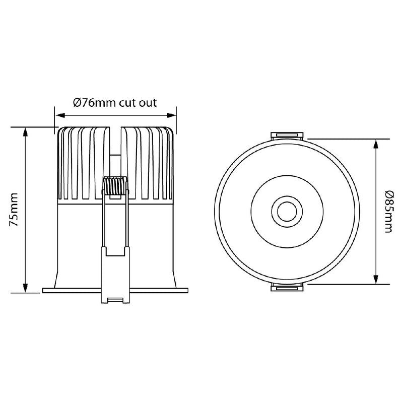 Sola Series 85mm Downlight