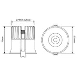 Sola Series IP65 Downlight