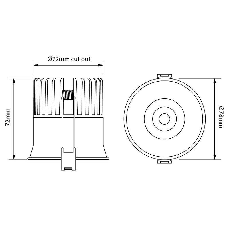 Sola Series IP65 Downlight