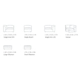 Hennessey Modular Sofa - Single Arm L/H