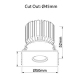 Sola Multi Downlight - Mini Square