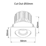 Sola Multi Downlight - Square Gimble