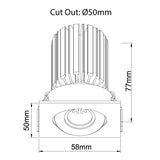 Sola Multi Downlight - Square Gimble