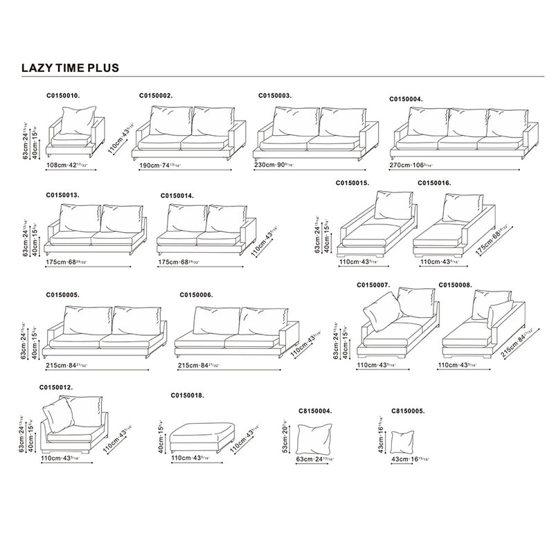 Lazytime Plus Sofa - LAF Sofa (C0150005)
