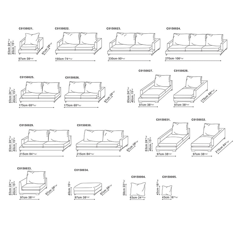 Lazytime Small Sofa - LAF Sofa (C0150029)