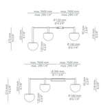 Circ T-3820 T-3821 Composition Chandeliers