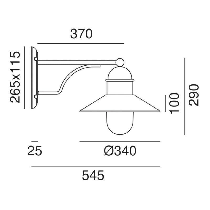 Borgo Wall Light