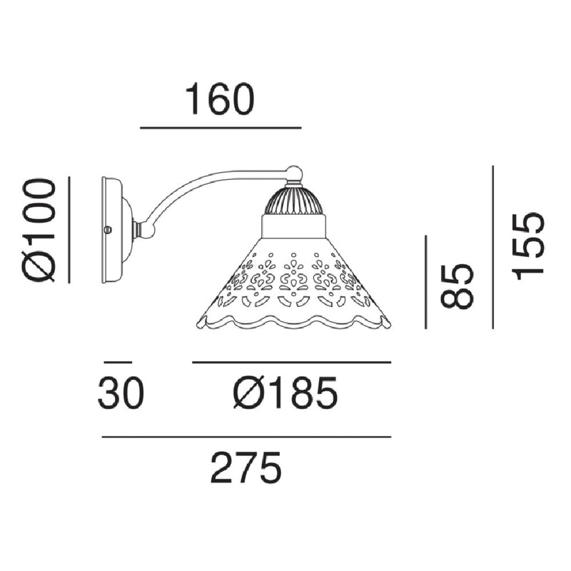 Fior di Pizzo Wall Light